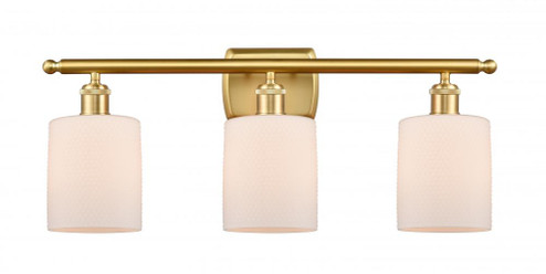 Cobbleskill - 3 Light - 25 inch - Satin Gold - Bath Vanity Light (3442|516-3W-SG-G111)