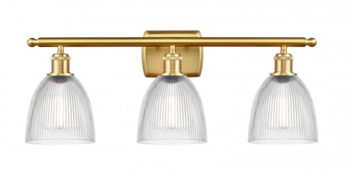 Castile - 3 Light - 26 inch - Satin Gold - Bath Vanity Light (3442|516-3W-SG-G382-LED)