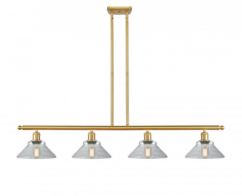 Orwell - 4 Light - 48 inch - Satin Gold - Stem hung - Island Light (3442|516-4I-SG-G132)
