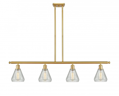 Conesus - 4 Light - 48 inch - Satin Gold - Stem hung - Island Light (3442|516-4I-SG-G275)