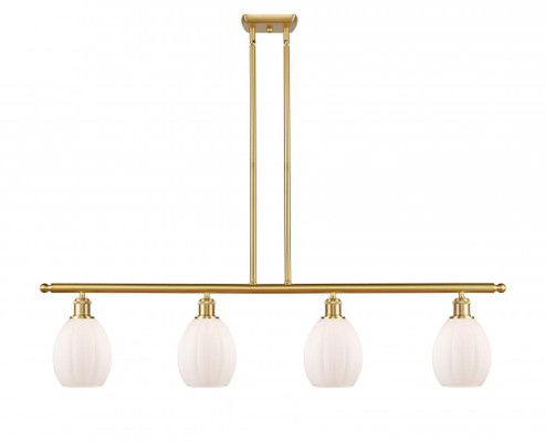 Eaton - 4 Light - 48 inch - Satin Gold - Stem hung - Island Light (3442|516-4I-SG-G81)