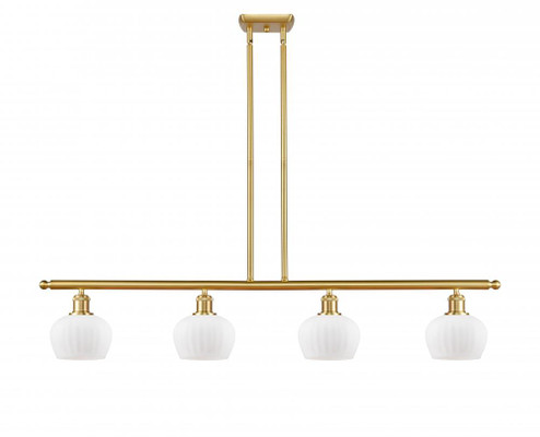 Fenton - 4 Light - 48 inch - Satin Gold - Stem hung - Island Light (3442|516-4I-SG-G91)