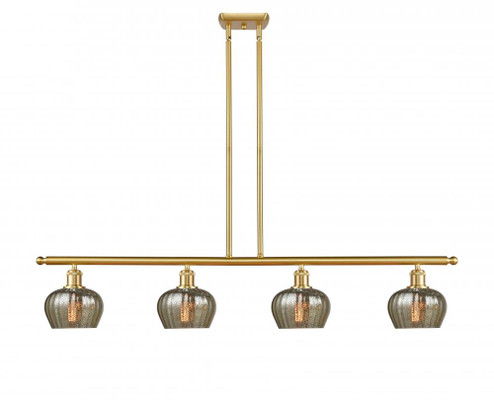 Fenton - 4 Light - 48 inch - Satin Gold - Stem hung - Island Light (3442|516-4I-SG-G96-LED)