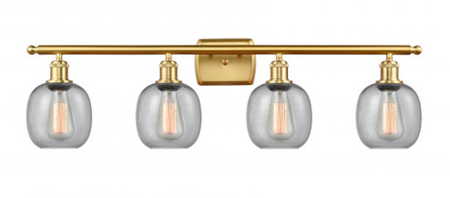 Belfast - 4 Light - 36 inch - Satin Gold - Bath Vanity Light (3442|516-4W-SG-G104-LED)