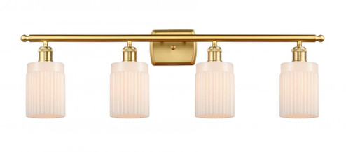 Hadley - 4 Light - 35 inch - Satin Gold - Bath Vanity Light (3442|516-4W-SG-G341-LED)