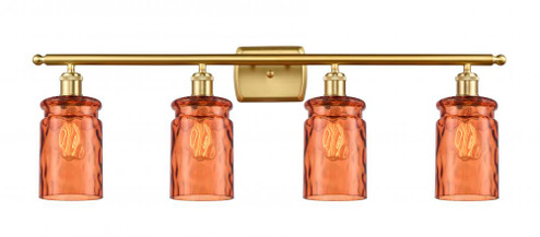 Candor 4 Light Bath Vanity Light (3442|516-4W-SG-G352-TUR-LED)