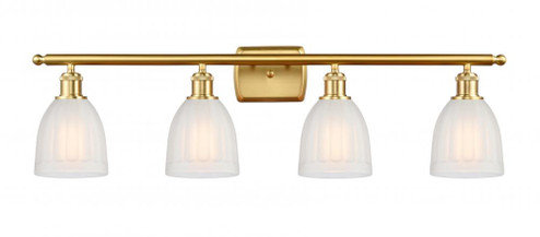 Brookfield - 4 Light - 36 inch - Satin Gold - Bath Vanity Light (3442|516-4W-SG-G441)