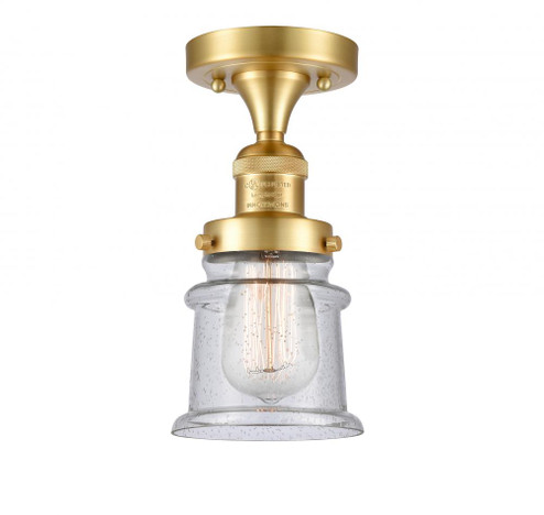 Canton - 1 Light - 6 inch - Satin Gold - Semi-Flush Mount (3442|517-1CH-SG-G184S-LED)