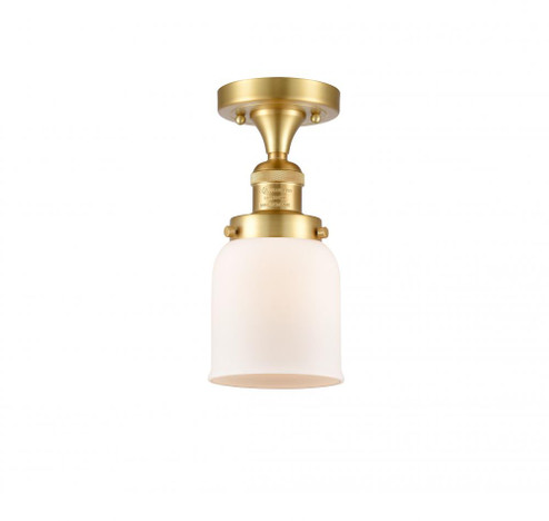 Bell - 1 Light - 5 inch - Satin Gold - Semi-Flush Mount (3442|517-1CH-SG-G51-LED)