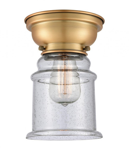 Canton - 1 Light - 6 inch - Brushed Brass - Flush Mount (3442|623-1F-BB-G184)