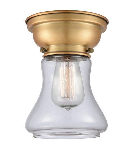 Bellmont - 1 Light - 6 inch - Brushed Brass - Flush Mount (3442|623-1F-BB-G192)