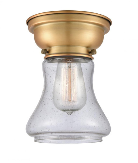 Bellmont - 1 Light - 6 inch - Brushed Brass - Flush Mount (3442|623-1F-BB-G194)