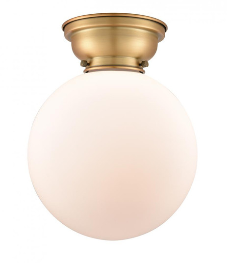 Beacon - 1 Light - 10 inch - Brushed Brass - Flush Mount (3442|623-1F-BB-G201-10)
