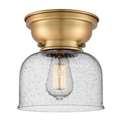 Bell - 1 Light - 8 inch - Brushed Brass - Flush Mount (3442|623-1F-BB-G74-LED)