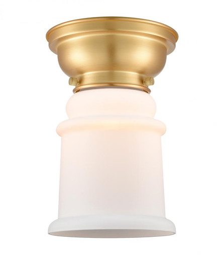 Canton - 1 Light - 6 inch - Satin Gold - Flush Mount (3442|623-1F-SG-G181)
