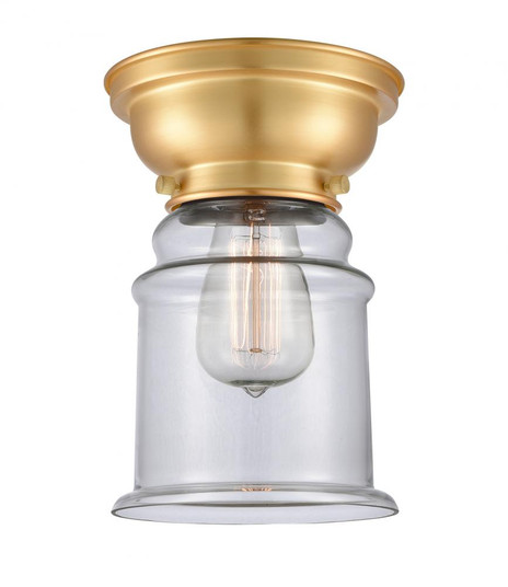 Canton - 1 Light - 6 inch - Satin Gold - Flush Mount (3442|623-1F-SG-G182)