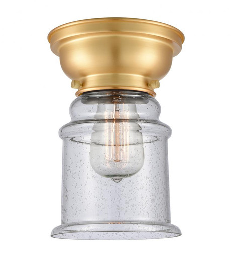 Canton - 1 Light - 6 inch - Satin Gold - Flush Mount (3442|623-1F-SG-G184)