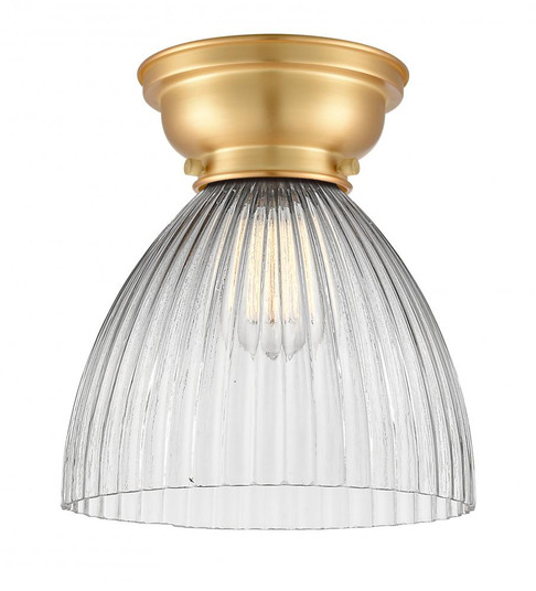 Seneca Falls - 1 Light - 10 inch - Satin Gold - Flush Mount (3442|623-1F-SG-G222-LED)