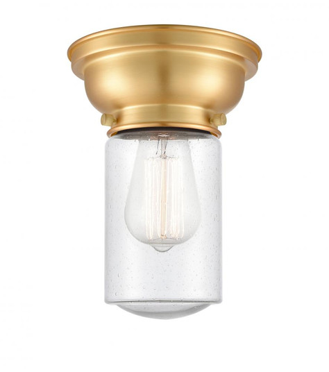Dover - 1 Light - 6 inch - Satin Gold - Flush Mount (3442|623-1F-SG-G314-LED)