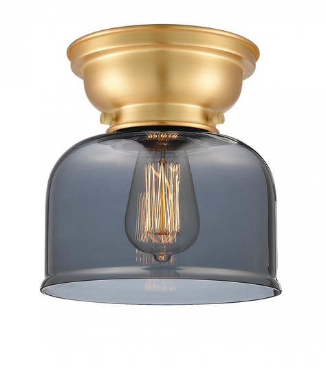 Bell - 1 Light - 8 inch - Satin Gold - Flush Mount (3442|623-1F-SG-G73-LED)