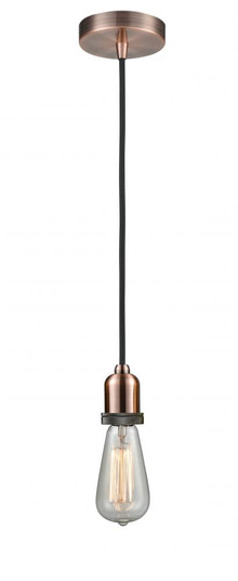 Whitney - 1 Light - 2 inch - Antique Copper - Cord hung - Mini Pendant (3442|100AC-10BK-0AC)