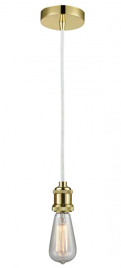 Edison - 1 Light - 2 inch - Gold - Cord hung - Mini Pendant (3442|100GD-10W-1GD)