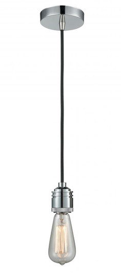 Winchester - 1 Light - 2 inch - Polished Chrome - Cord hung - Mini Pendant (3442|100PC-10BK-2PC)
