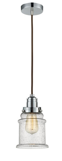 Winchester - 1 Light - 8 inch - Polished Chrome - Cord hung - Mini Pendant (3442|100PC-10BR-2H-PC-G184)