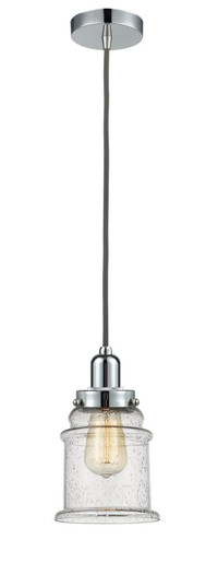 Whitney - 1 Light - 8 inch - Polished Chrome - Cord hung - Mini Pendant (3442|100PC-10GY-0H-PC-G184)