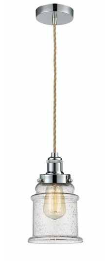 Edison - 1 Light - 8 inch - Polished Chrome - Cord hung - Mini Pendant (3442|100PC-10RE-1H-PC-G184)
