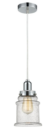 Whitney - 1 Light - 8 inch - Polished Chrome - Cord hung - Mini Pendant (3442|100PC-10W-0H-PC-G184)