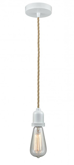 Whitney - 1 Light - 2 inch - White - Cord hung - Mini Pendant (3442|100W-10RE-0W)