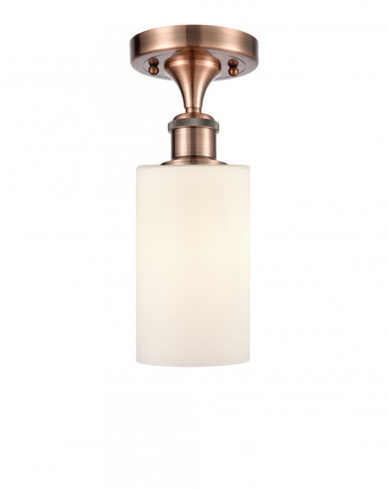 Clymer - 1 Light - 4 inch - Antique Copper - Semi-Flush Mount (3442|516-1C-AC-G801)