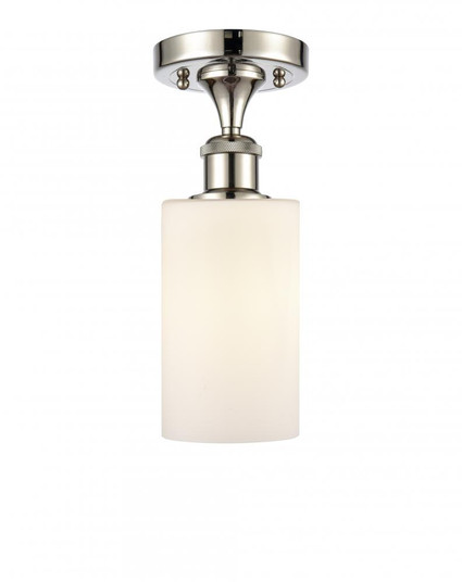 Clymer - 1 Light - 4 inch - Polished Nickel - Semi-Flush Mount (3442|516-1C-PN-G801-LED)