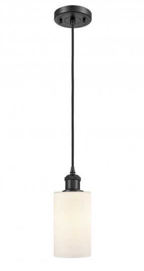 Clymer - 1 Light - 4 inch - Matte Black - Cord hung - Mini Pendant (3442|516-1P-BK-G801)