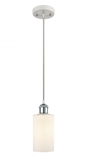 Clymer - 1 Light - 4 inch - White Polished Chrome - Cord hung - Mini Pendant (3442|516-1P-WPC-G801-LED)