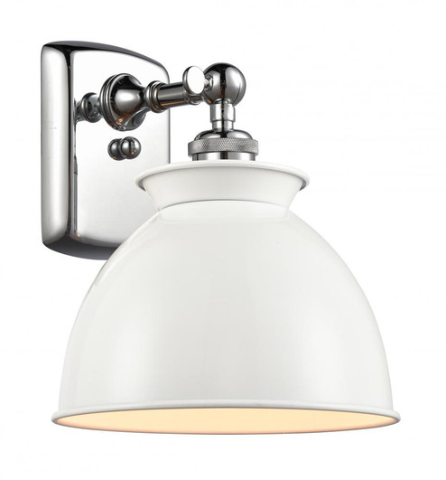 Adirondack - 1 Light - 8 inch - Polished Chrome - Sconce (3442|516-1W-PC-M14-W)