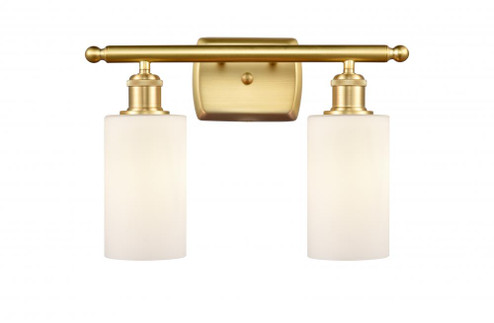 Clymer - 2 Light - 14 inch - Satin Gold - Bath Vanity Light (3442|516-2W-SG-G801-LED)