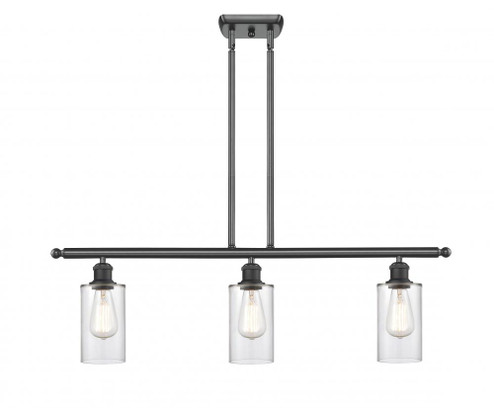 Clymer - 3 Light - 36 inch - Matte Black - Stem hung - Island Light (3442|516-3I-BK-G802-LED)