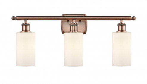 Clymer - 3 Light - 24 inch - Antique Copper - Bath Vanity Light (3442|516-3W-AC-G801-LED)