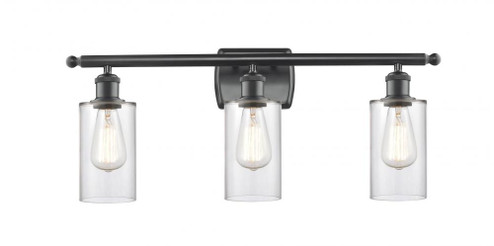 Clymer - 3 Light - 24 inch - Matte Black - Bath Vanity Light (3442|516-3W-BK-G802)