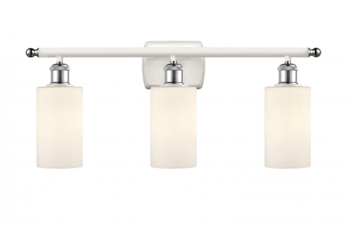Clymer - 3 Light - 24 inch - White Polished Chrome - Bath Vanity Light (3442|516-3W-WPC-G801-LED)