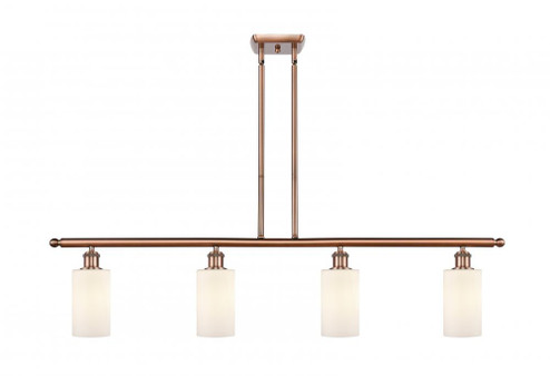 Clymer - 4 Light - 48 inch - Antique Copper - Stem hung - Island Light (3442|516-4I-AC-G801-LED)