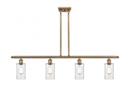 Clymer - 4 Light - 48 inch - Brushed Brass - Cord hung - Island Light (3442|516-4I-BB-G802)