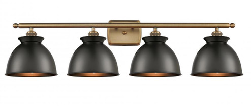 Adirondack - 4 Light - 38 inch - Brushed Brass - Bath Vanity Light (3442|516-4W-BB-M14-BK-LED)
