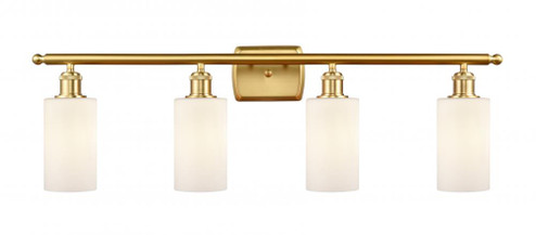 Clymer - 4 Light - 34 inch - Satin Gold - Bath Vanity Light (3442|516-4W-SG-G801)
