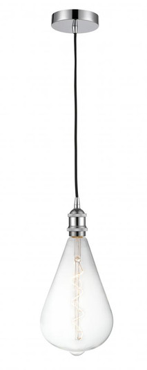 Edison - 1 Light - 7 inch - Polished Chrome - Cord hung - Mini Pendant (3442|616-1P-PC-BB164LED)