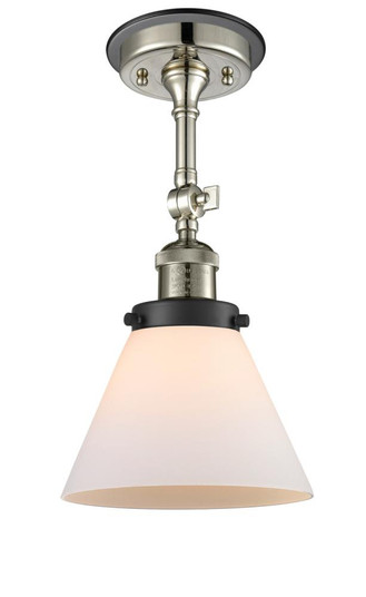 Cone - 1 Light - 8 inch - Polished Nickel - Semi-Flush Mount (3442|201FBP-PNBK-G41)