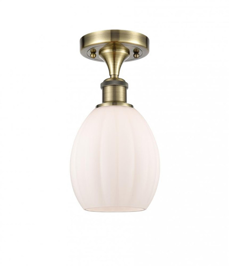 Eaton - 1 Light - 6 inch - Antique Brass - Semi-Flush Mount (3442|516-1C-AB-G81)