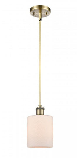 Cobbleskill - 1 Light - 5 inch - Antique Brass - Mini Pendant (3442|516-1S-AB-G111-LED)